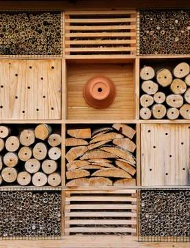 Insect hotel Foto stock