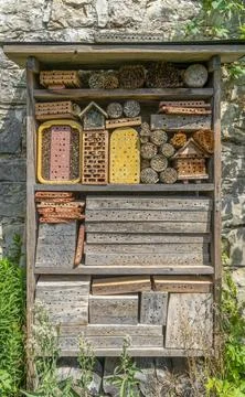 Insect hotel Stock Photos