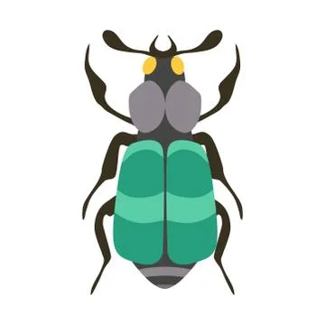 Insect icon flat isolated vector illustration Stock Illustration