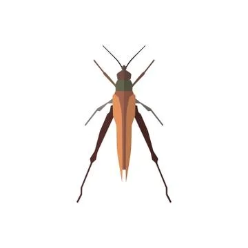 Insect icon in flat style isolated on white background. Vector illustration Иллюстрация
