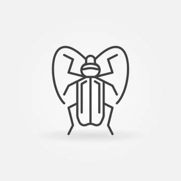 Insect icon or logo Stock Illustration