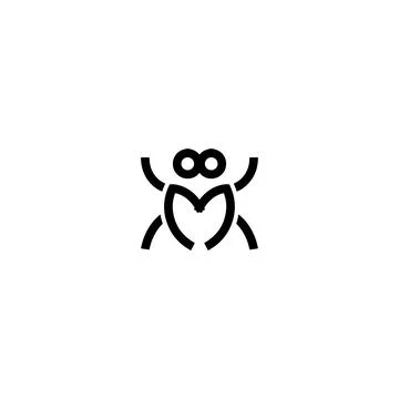 Insect icon. Simple style spraying company poster background symbol. Insect.. Stock Illustration