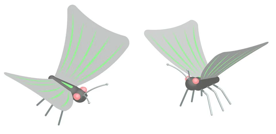 Insect with metalic look Stock Illustration