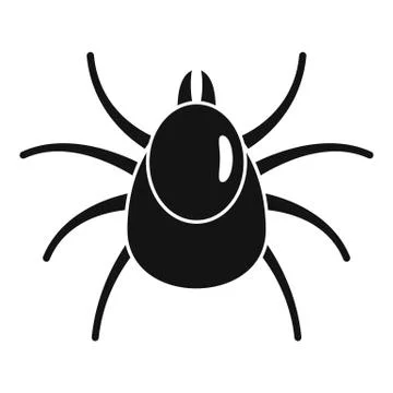 Insect mite icon, simple style 스톡 일러스트