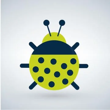 Insect or bug tor illustration, isolated on white background. Stock Illustration