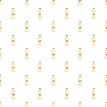 Insect repellent bottles seamless pattern vector background 스톡 일러스트