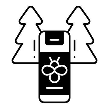 Insect Repellent Dualtone Icon イラスト素材