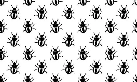 Insect simple icons set - vector collection of bugs symbols in thin line styl Stock Illustration