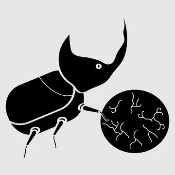 Insect vector illustration design Illustrazione stock
