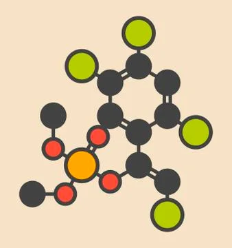 Insecticide molecule Stock-Illustration