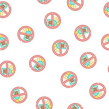 Insecticides free vector seamless pattern Stock Illustration