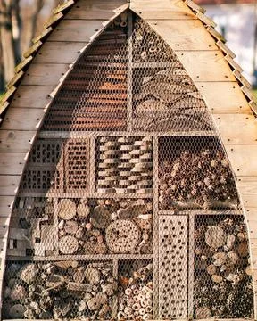 Insects hotel Stock Photos
