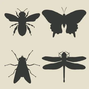 Insects icon set Stock-Illustration