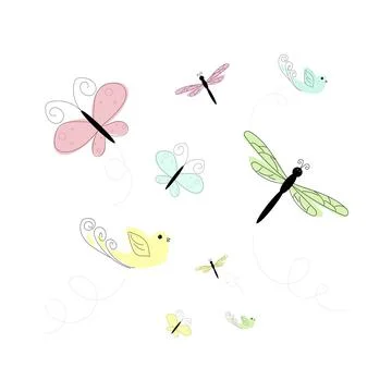 Insects Stock Illustration