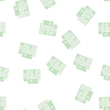 Insert booklet glyph vector seamless pattern sign Stock Illustration