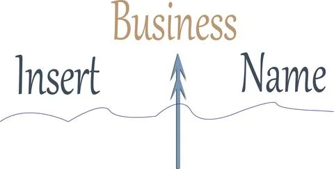 Insert Business Name Harpoon Vector Stock Illustration