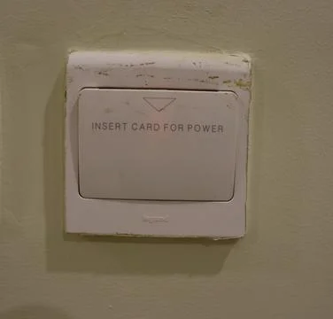 Insert card for power Supply Stock Photos