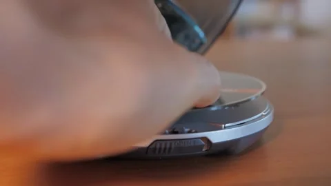 Insert cd into a cd player Stock-Footage 289143782