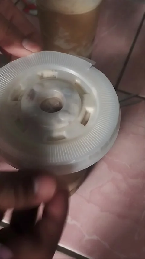 Insert the pipette into the plastic cup Stock Footage 294892412