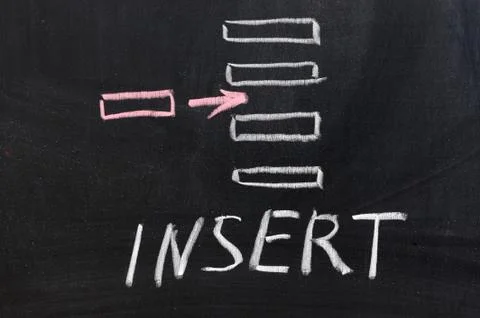 Insert record Stock Photos