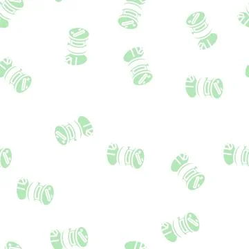 Insert screw fast mounting assembly furniture glyph vector seamless pattern 스톡 일러스트