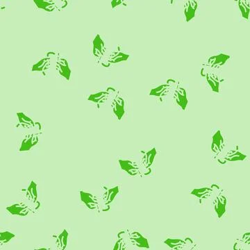 Insert thread into needle glyph vector seamless pattern Stock Illustration
