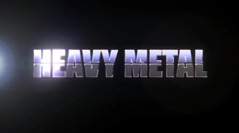 Insert Your Text - Heavy Metal w/ sound (no plug-ins required) Stock After Effects