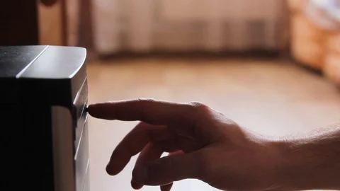 Inserting a blank CD or DVD into a laptop computer Stock Footage 86359621