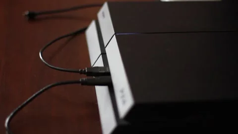 Inserting a disk Stock Footage 130961148