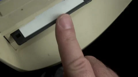 Inserting Floppy Diskette With Trojan Virus In Personal Computer Drive, Stock Footage 180406832