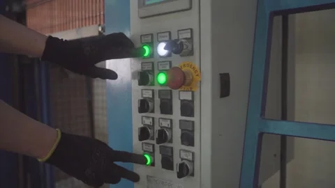 Inserting Heating Wire into Copper Tubes - Heat Exchanger Factory Production Video stock 330493557