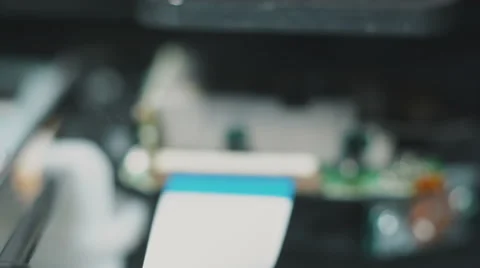 Inserting Medium And Reading DVD Disc Stock Footage 58425512