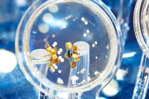 Inserts for lathe tool cutter Stock Photos