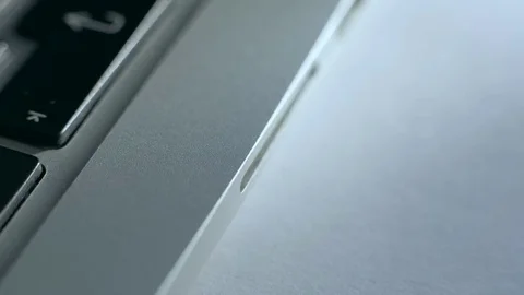 Inserts the SD card into the laptop Video stock 84848265