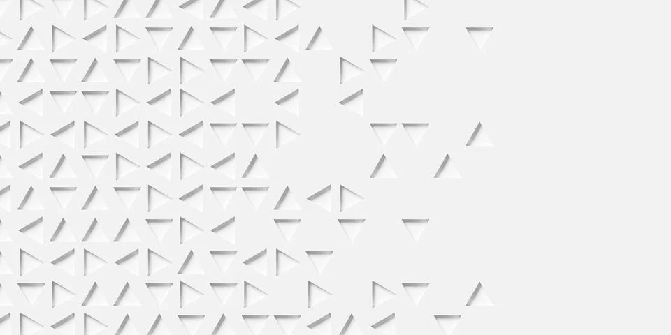 Inset random flipped white triangle grid geometrical background wallpaper b.. Stock Illustration