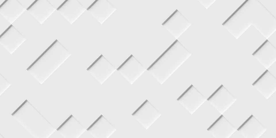 Inset white diagonal rectangle cube boxes block background wallpaper banner.. Stock Illustration