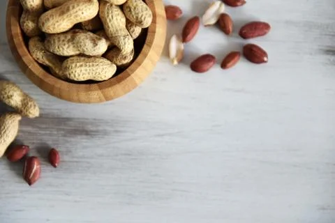 Inshell peanuts Stock Photos