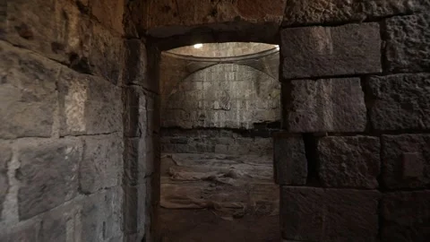 Inside the abandoned buildind 2 Stock Footage 324753209