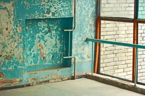 Inside the abandoned building Stock Photos