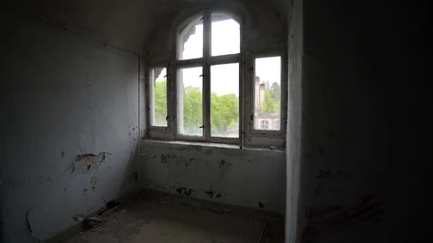 Inside of an abandoned house Stock Footage 93800727