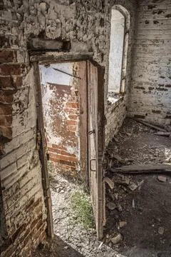 Inside an abandoned house Stock Photos