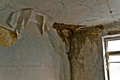 Inside the abandoned Soviet school Stock Photos