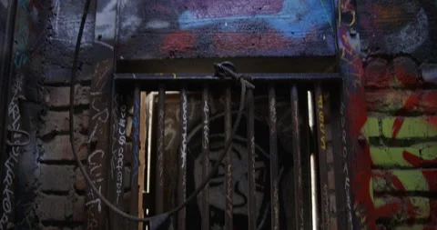 Inside Abandoned Zoo Cage Stock Footage 162591221