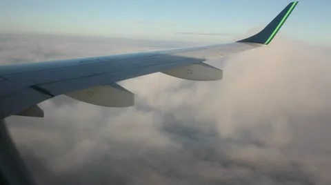 Inside airplane Video stock 20540652