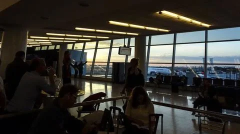 Inside airport Stock Photos