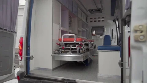 Inside of an ambulance Stock Footage 70658165