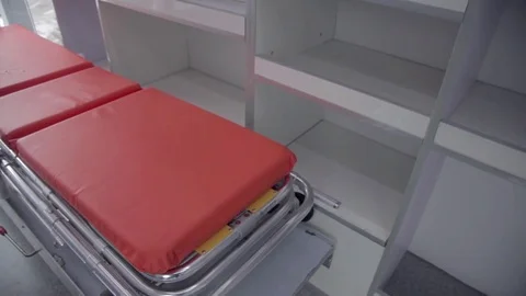 Inside of an ambulance Stock Footage 70658221