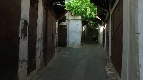 Inside the Ancient Fez Stock Footage 92421015
