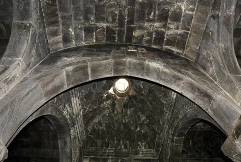 Inside the ancient temple Stock Photos