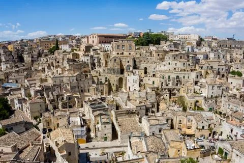 Inside the ancient town of Matera (Sassi di Matera), European Capital of Cult Stock Photos